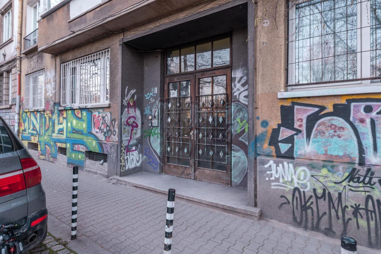Industrial 2-Bdr Flat By The National Stadium Sofia Exterior foto